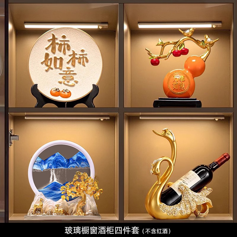 Chinese-Style Fortune-Enhancing Deer Ornaments for Living Room, Tv Cabinet, Wine Cabinet, Entrance Decoration, New House, Housewarming Gift