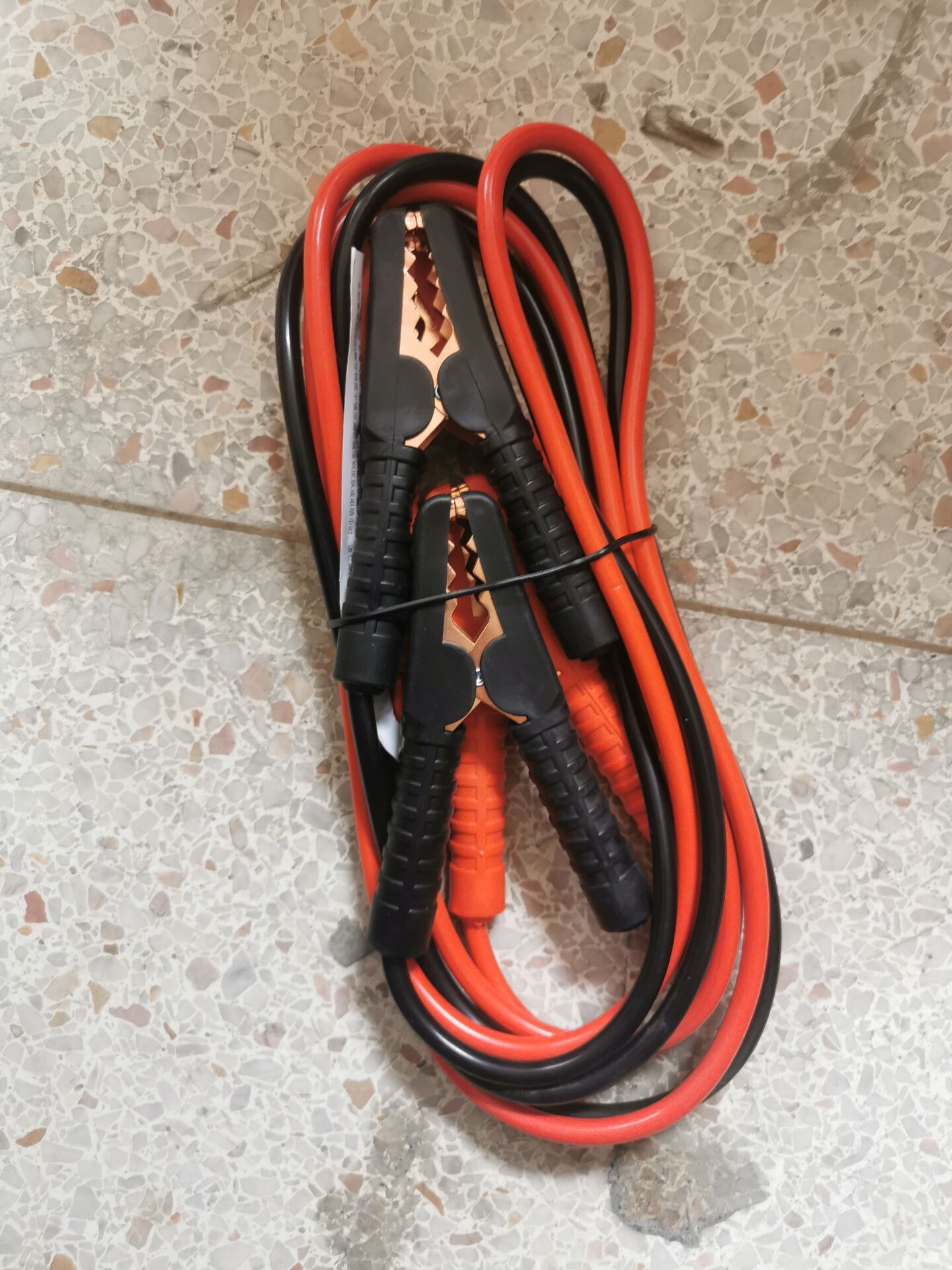 Línea de batería de coche línea de fuego de cobre puro que conecta la línea de conexión de la batería que cruza Jianglong clip línea de fuego de conducción línea de conexión eléctrica