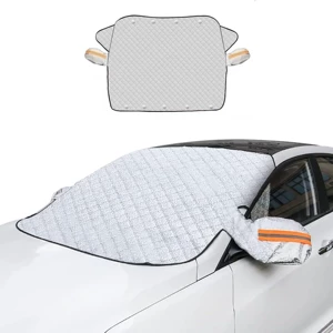 Car snow cover, front windshield anti-freeze cover, windshield anti-frost and anti-snow cover, thickened winter windshield cover, snow shield, sunshade
