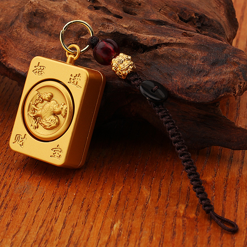 Año de la serpiente, personaje de cabello, colgante de llave, colgante de metal, llave de automóvil para hombres.