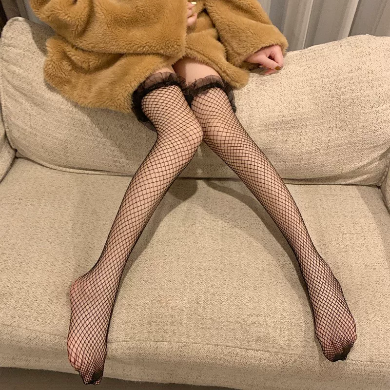 Сексуальные колготки, Lace ультра тонкие thigh high сапоги с бантом, колготки до колена