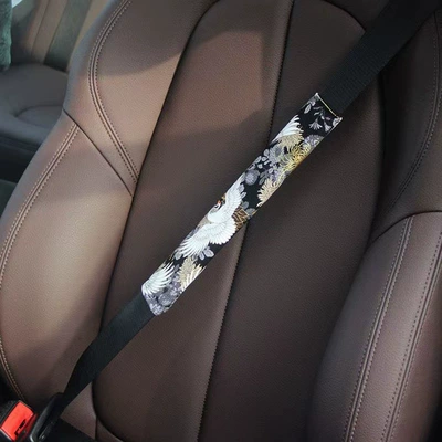 Seat belt shoulder pad – hot sale Universal - crane-black-wind-belt-shoulder-pad-30cm