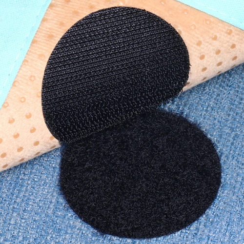 Wholesale round bed sheet stickers, nylon carpet stickers, sofa cushion anti-slip pinless retainers, traceless double-sided Velcro stickers
