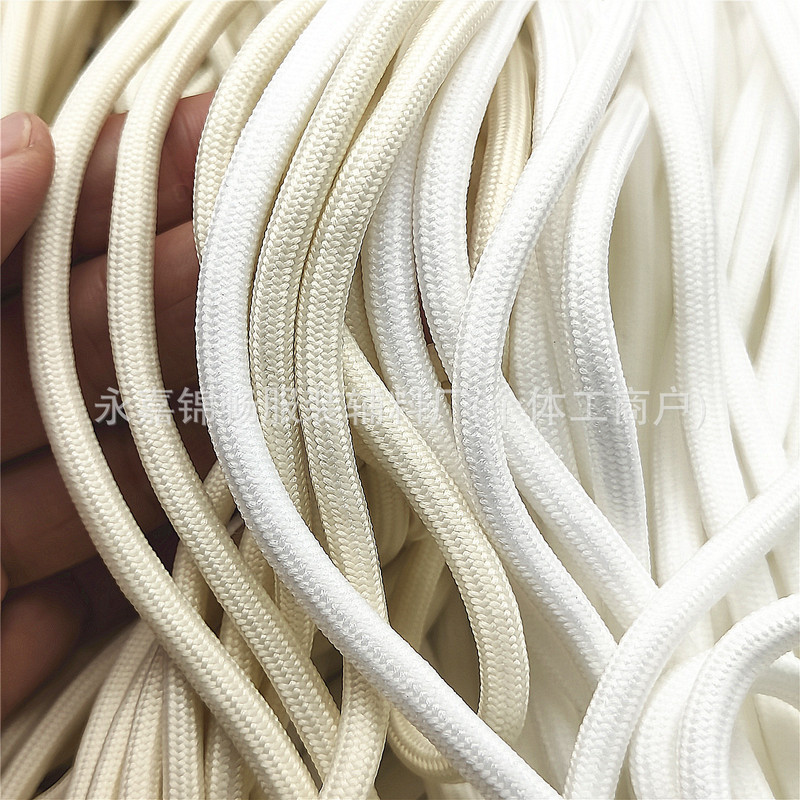 Polyester Round Rope 5mm Color Core-wrapped Drawstring Sweatshirt Shoes Hat Rope Trouser Waist Rope Garment Accessories Heading Rope A Polyester Round Rope 5mm Color Core-wrapped Drawstring Sweatshirt Shoes Hat Rope Trouser Waist Rope Garment Accessories Heading Rope A