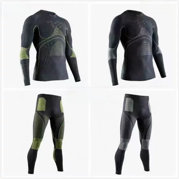 X New 4.0 Energy-Concentrated Sports Skiing Sports Warm and Sweat-Wicking Running and Cycling Compression Clothing for Men and Women Cycling Clothing