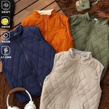 102706 冬季新款 儿童韩版加绒夹棉基础马甲 一件代发