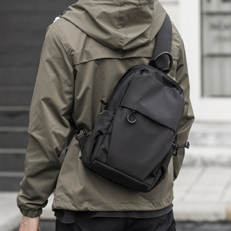 Wholesale Casual Men's Backpacks, Crossbody Bags, Men's Chest Bags, Simple Multi-Functional Shoulder Bags, Trendy Small Bags, Men's Bags
