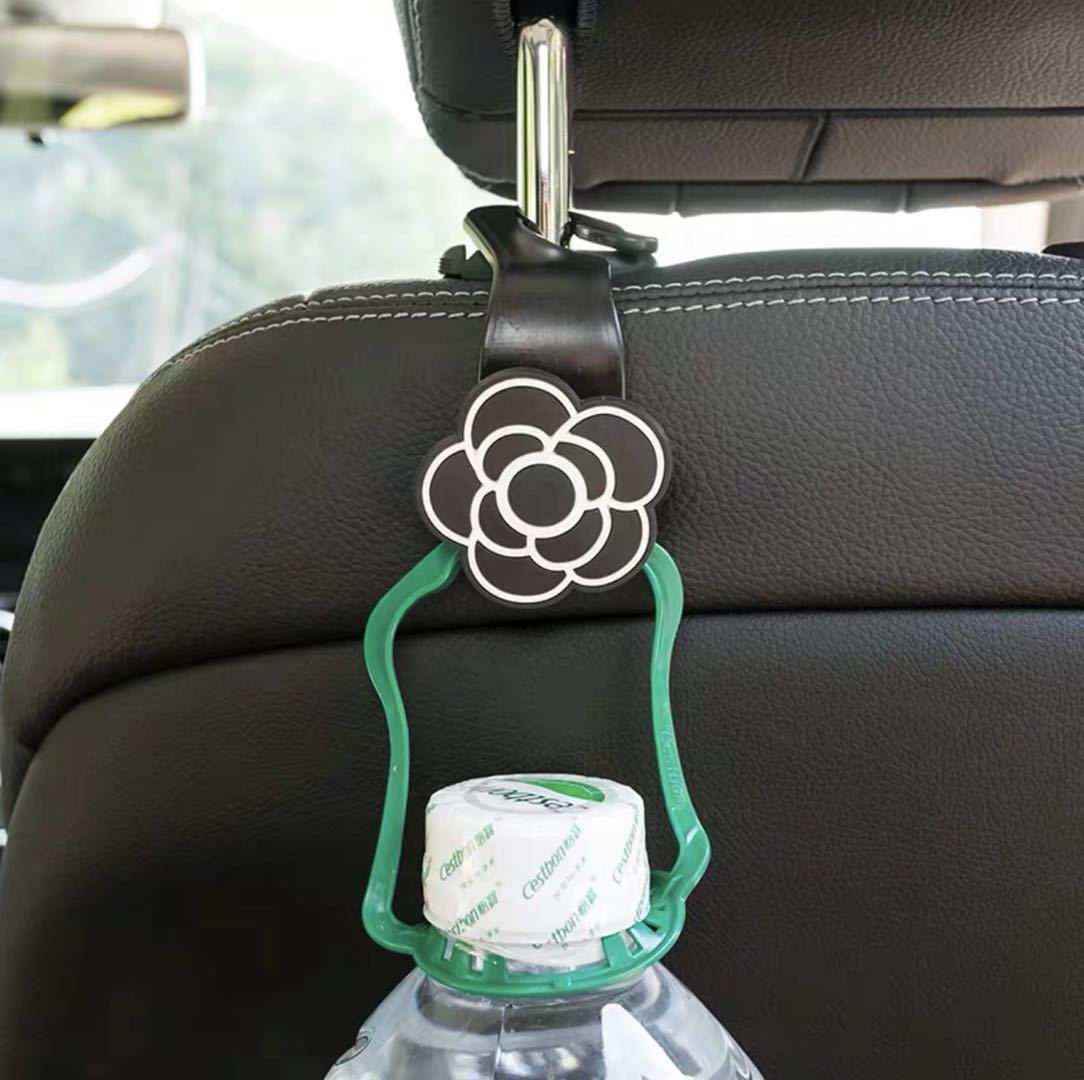 Productos de automóviles creativos, asiento trasero montado en el automóvil, gancho de asiento trasero, gancho de automóvil pequeño, lindo