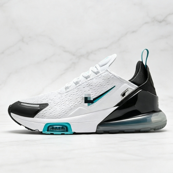 Air Max 270 zapatos de aire para hombres y mujeres, zapatos de deporte casuales transpirables de malla con suela gruesa para correr.