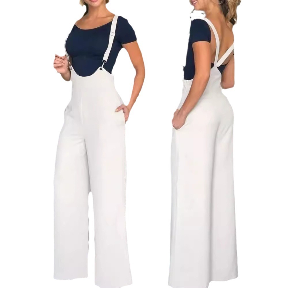 Una gran cantidad de baberos transfronterizos en stock 2024 verano nuevos tirantes de mujer europea y americana