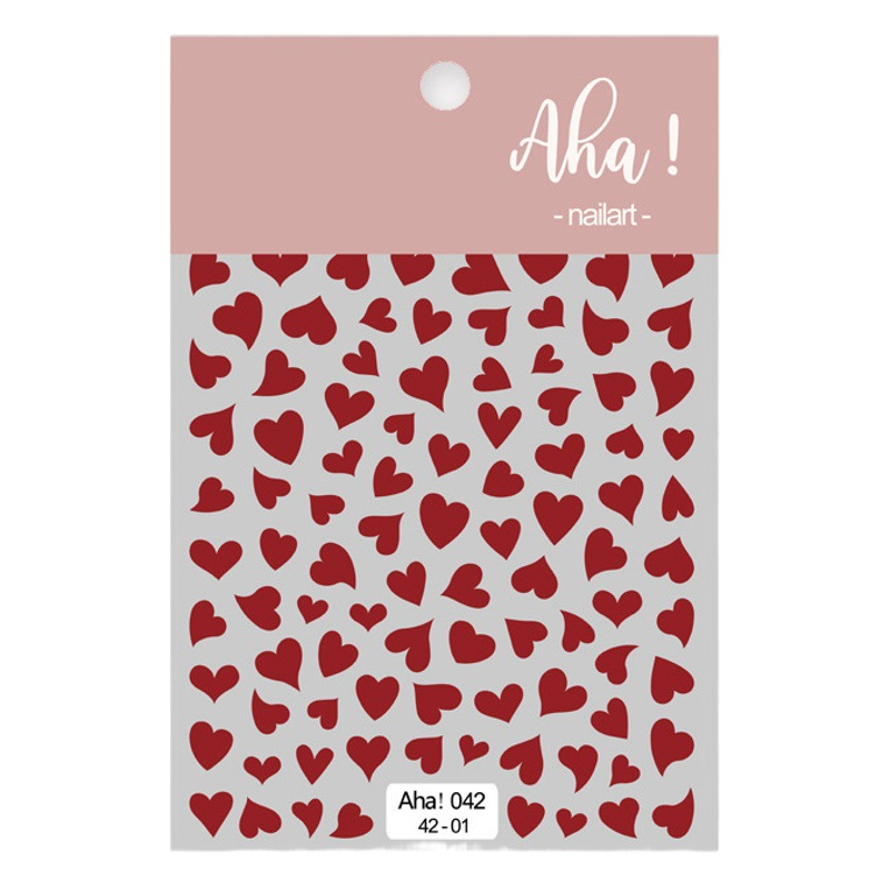 Peach Girl en forma de corazón en blanco y negro de alto grado lindo pegatinas de uñas Pegatinas de uñas de verano de celebridades en línea en forma de corazón hueco dulce chica caliente