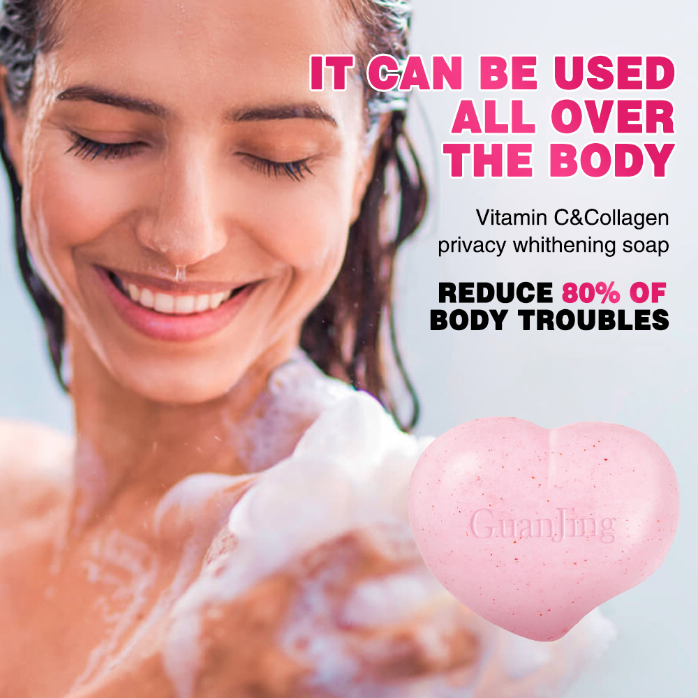 Fait à la main hydrate VC et éclaircit la gomme osseuse savon de blanchiment à l'huile essentielle de bain de pet Original_voghion.com