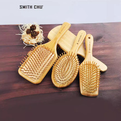 2F家用女氣囊寬齒梳氣墊梳頭部按摩梳美發造型長髮捲發梳大板木梳