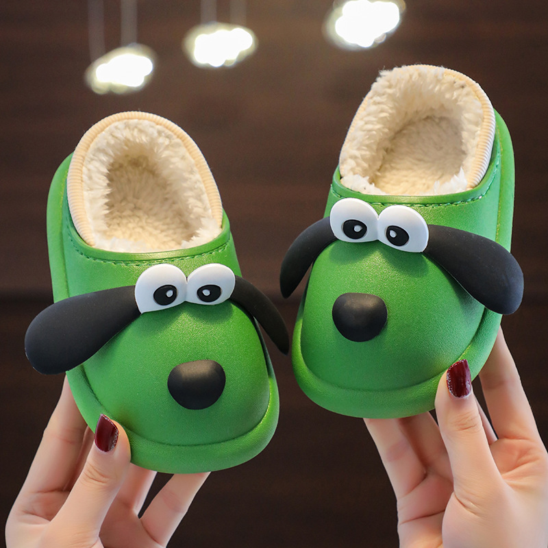 099 perro de orejas rectas / raíz envuelta - verde