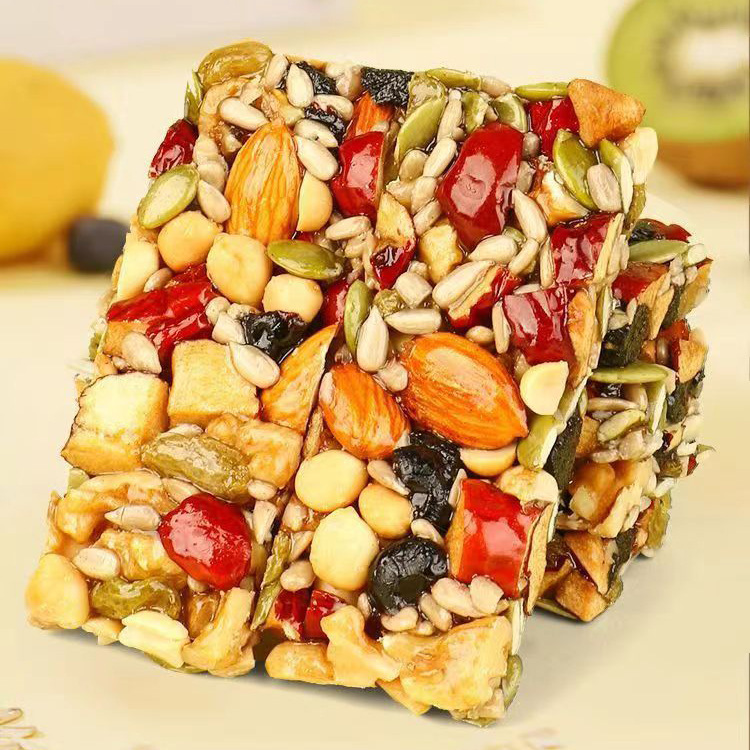 八宝手工切糕混合坚果酥糕点新疆风味500g入口浓香坚果切糕批发