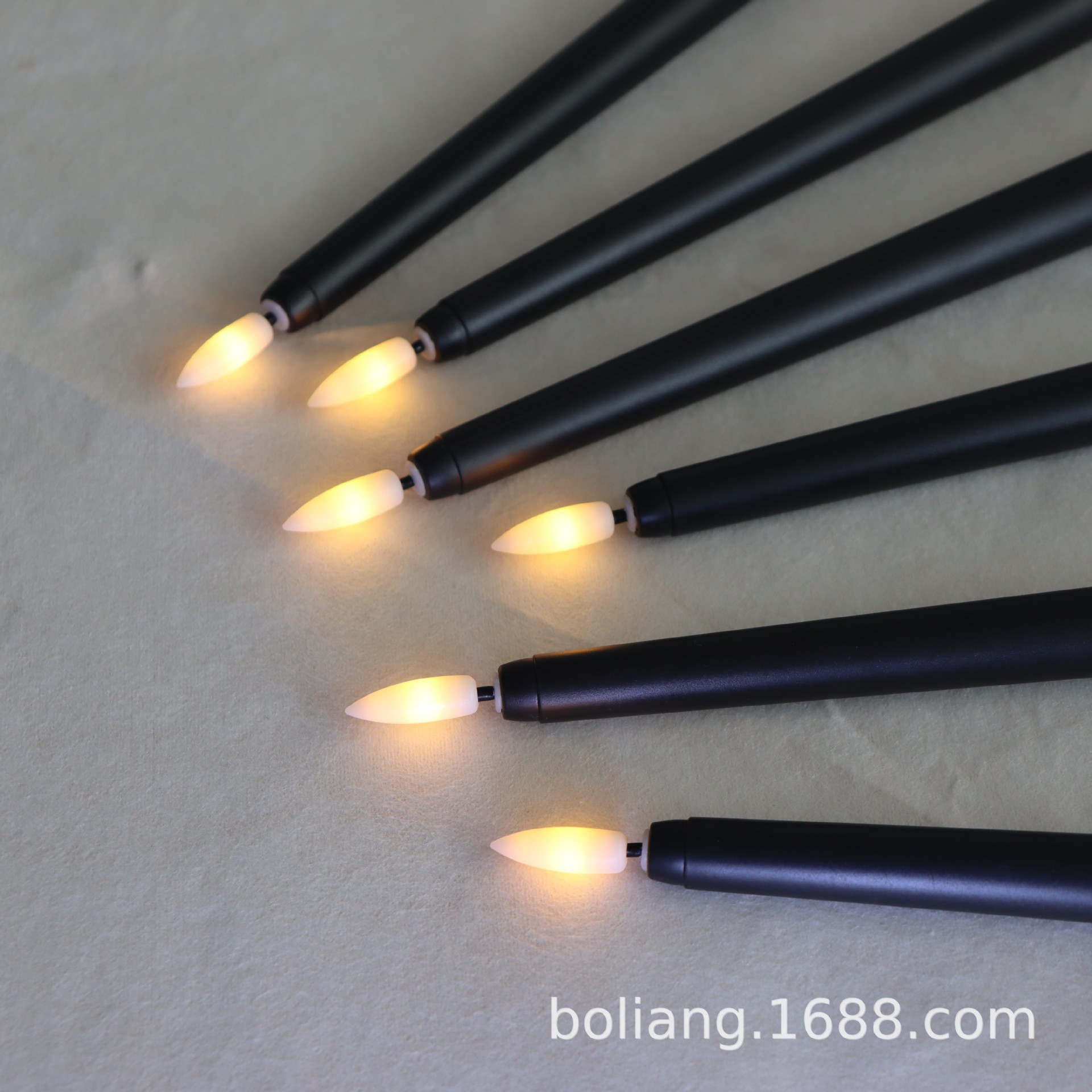 LED negro control remoto varilla cera electrónica vela luz transfronteriza Navidad suspensión Harry varita mágica Halloween