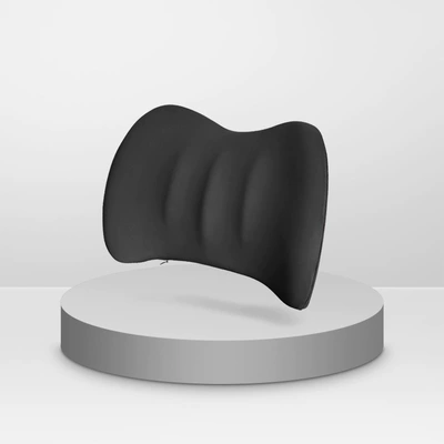 Waist support, Car Pillow Neck Pillow Simple - simple-memory-foam-waist-support-black