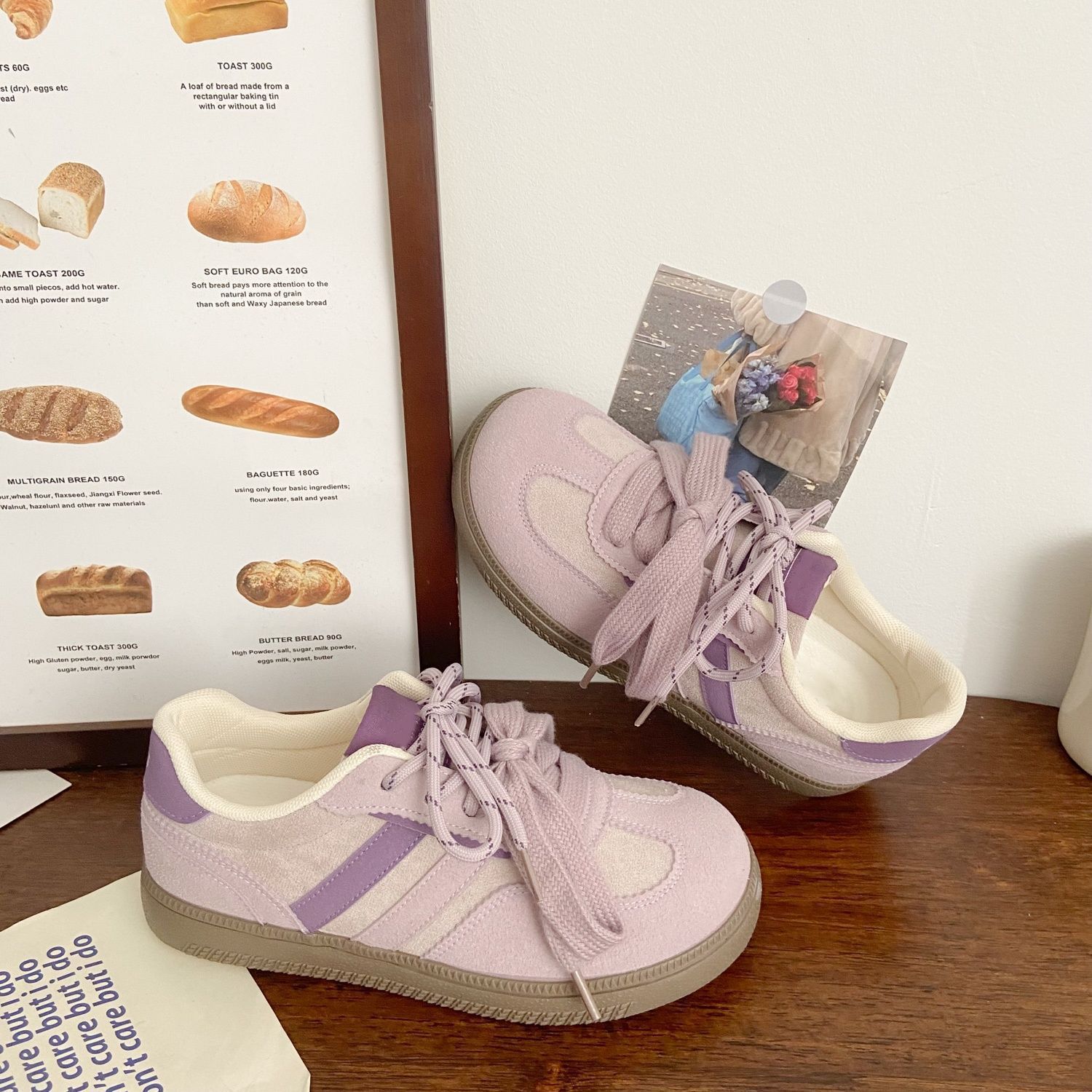 Nicho púrpura sentido de diseño zapatos de entrenamiento para mujeres 2025 estudiantes feos zapatos de skate de moda zapatos deportivos casuales