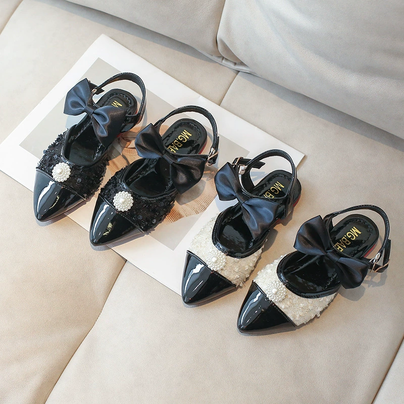 Стильная детская обувь на подиуме Xiaxiangfeng маленькая кожаная обувь для девочек