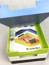 收纳盒办公室整理盒文件票据用品置新品日式创意方形a4纸桌面盒子