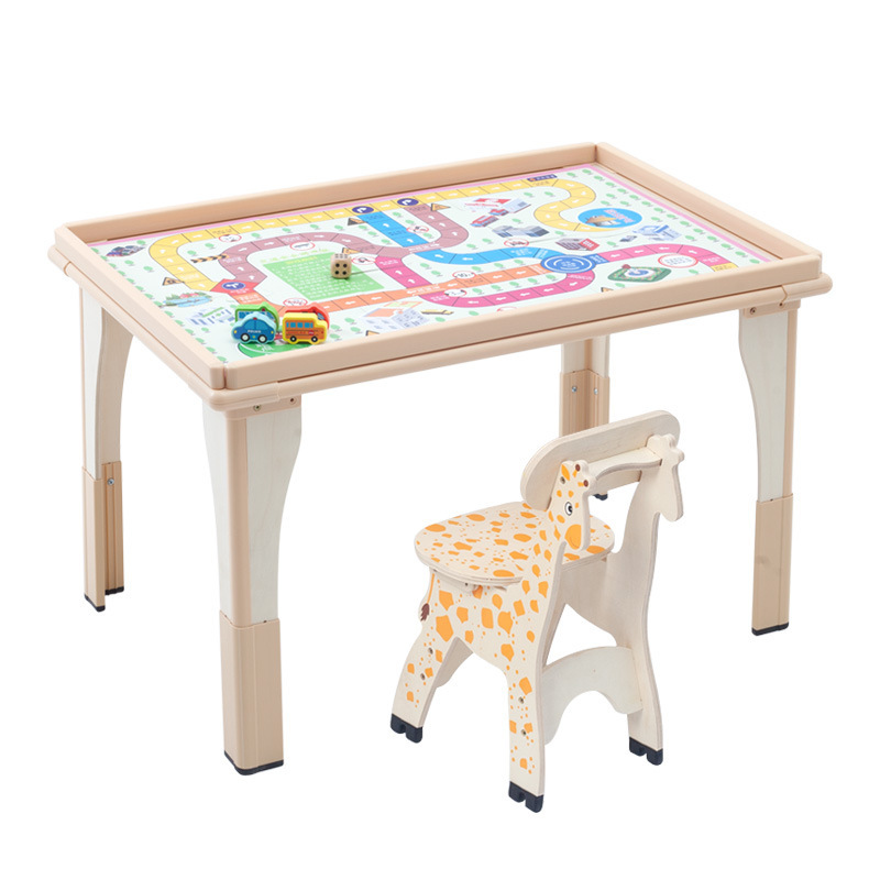 Monopoly Creative Learning Game Table Kindergarten Children Aged 3-6 Drawing and Writing Dining Table Educational Toy Table