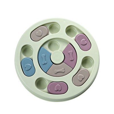 Amazon nuevo juego de puzzle para perros alimentador anti-asfixia entrenamiento tazón de comida lenta tazón para perros tazón para perros artículos de mascotas