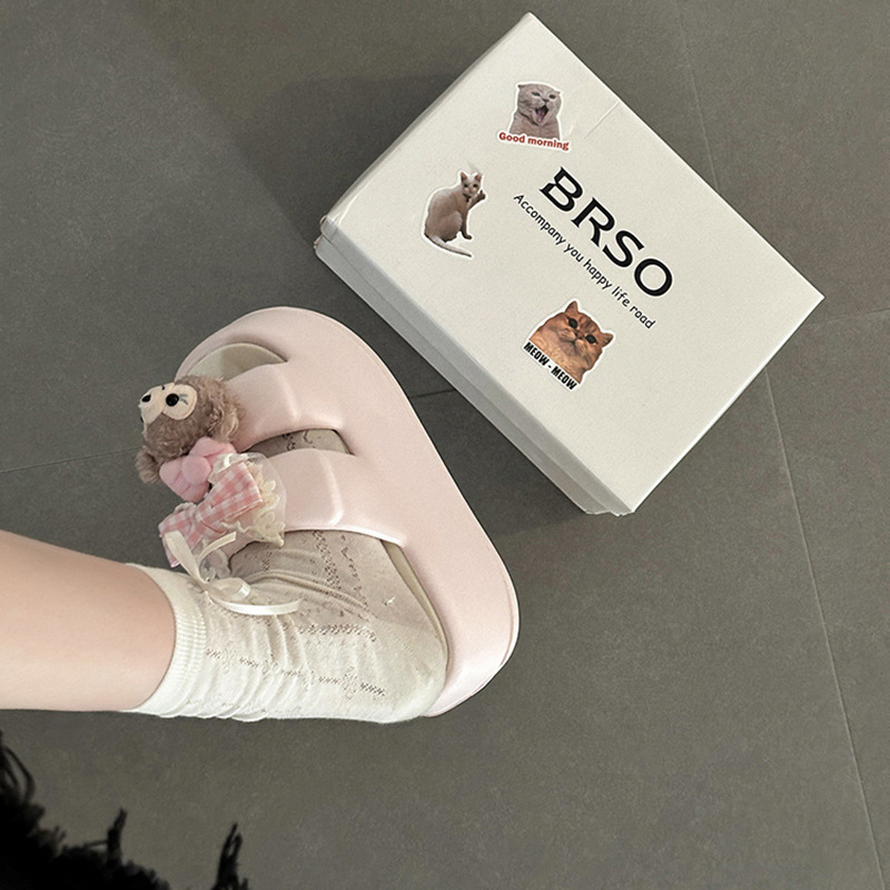 可爱卡通厚底增高一字拖鞋夏季时尚居家防滑女生凉拖踩屎感凉拖鞋|undefined