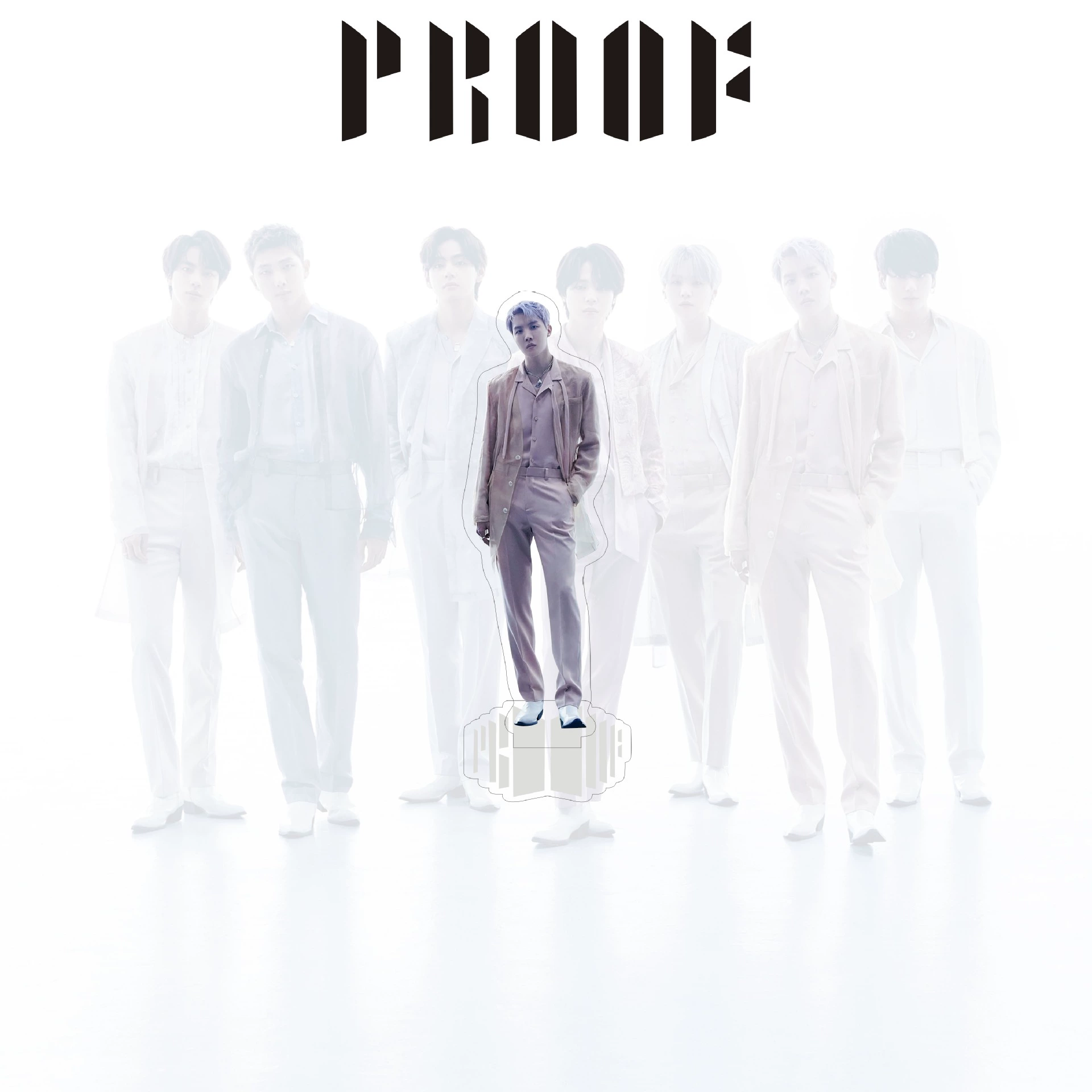Новый альбом BT Star Youth Group Proof стоит на столе, карточка, новая человекоподобная настольная установка звезда вокруг звезды