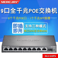 ˮ��SG110PSȫǧ����̫�W8��9��10��PoE���Q�C·�����������W����