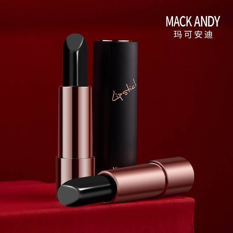 正品玛可安迪黑慕斯不掉色口红防水显气色持久不脱妆显白网红热销