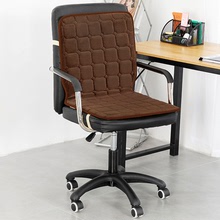 加热坐垫办公室座椅垫取暖插电式发热椅垫靠背一体电热坐垫