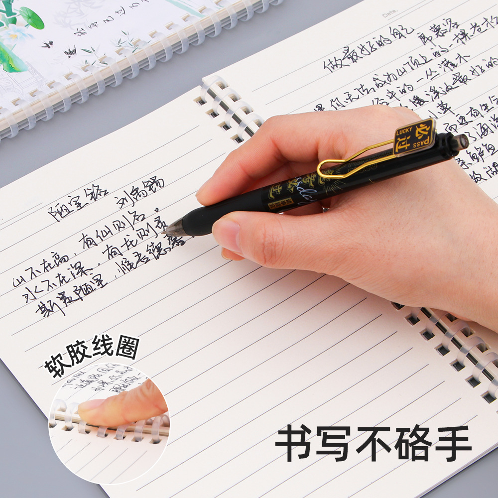 PP cable de bobina de libro de alto valor facial no es un libro de hoja de mano de estudiantes de texto inspirador cuaderno de escritorio al por mayor