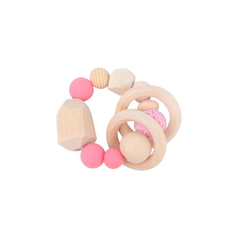 Nueva Rose chupete Cadena de cochecito para niños cadena colgante decorativo dibujos animados molar juguete teether pulsera Accesorios