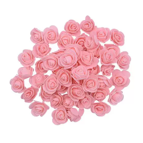 Flesh pink foam roses