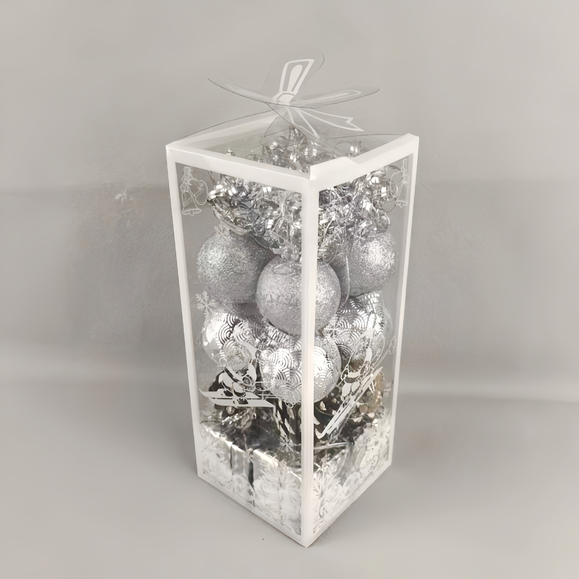 Nuevos adornos de Navidad transfronterizos colgantes bolas de Navidad set bolas de Navidad colgantes de árbol de Navidad caja de regalo bolas de Navidad P