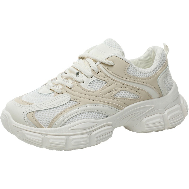 2023 nuevos zapatos de mujer de otoño e invierno zapatos de papá de moda de suela gruesa zapatos de estudiante femenino casuales de moda zapatos de mujer entrega de una pieza