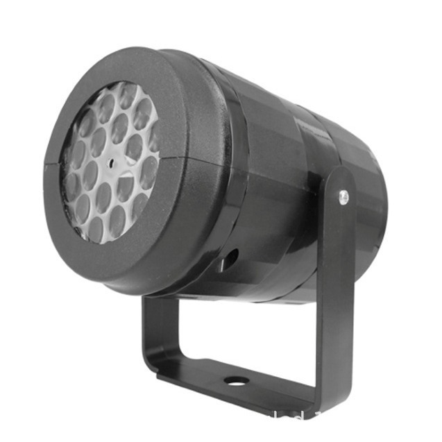 La luz de proyección giratoria con patrón de tormenta de nieve navideña no se puede cambiar a la fuente de alimentación USB de película, enchufable
