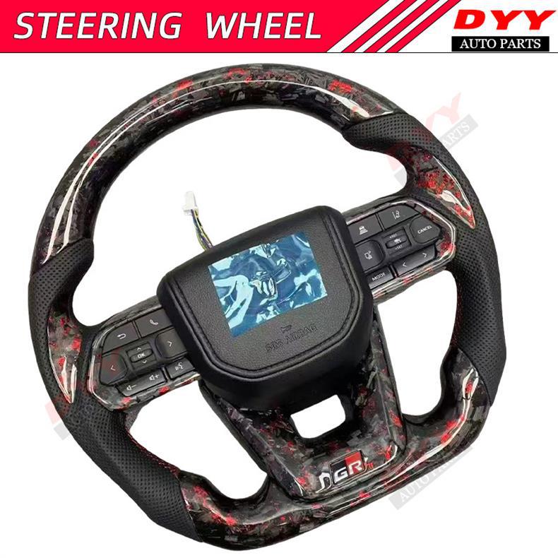 Suitable for Nx/Rx/Lx570/Gx460 Upgrade Lc Modification Gr Carbon Fiber Steering Wheel Forged Steering Wheel Old to New
