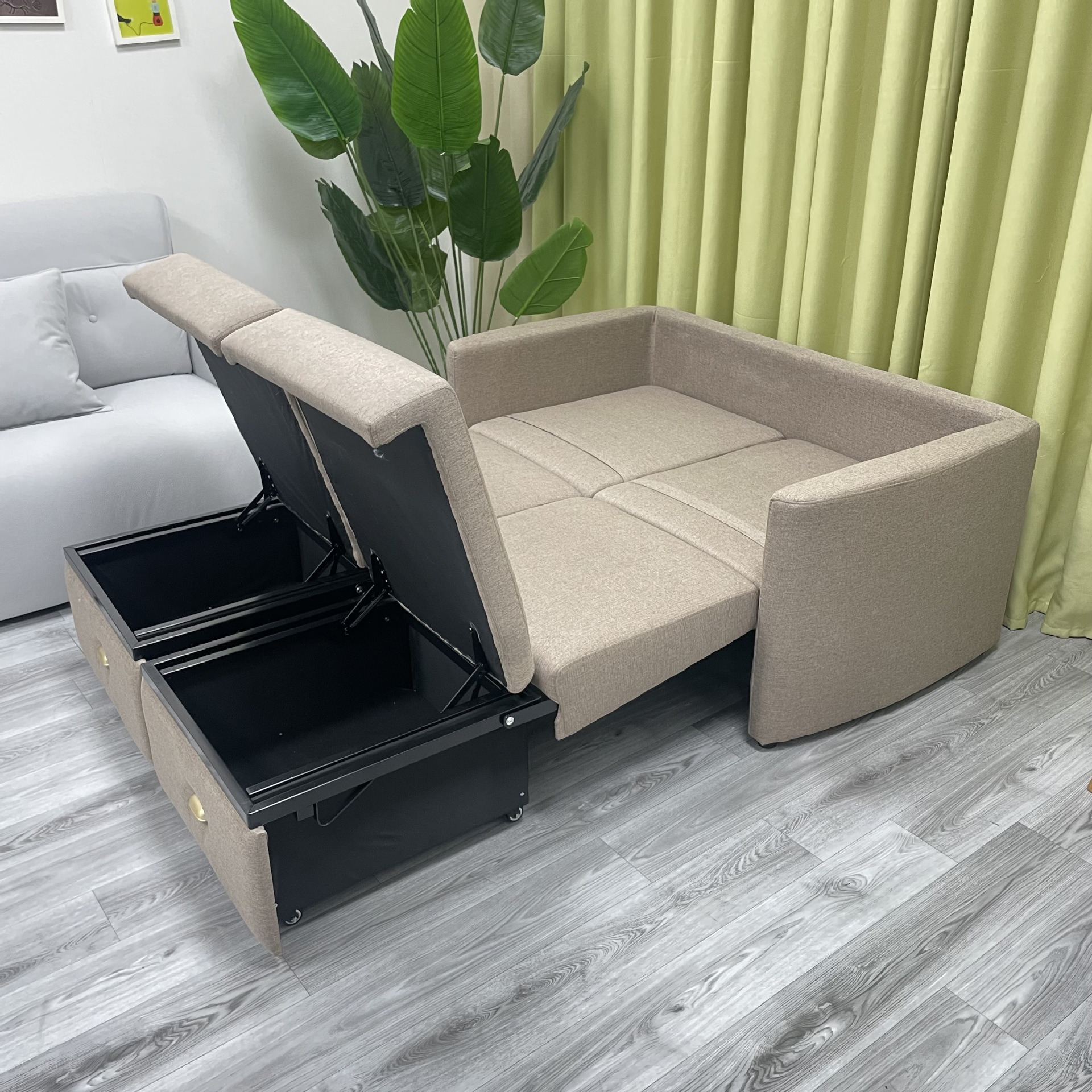 Sofá cama plegable multifuncional simple y de doble uso, silla de acompañamiento médico, almacenamiento de exportación de comercio exterior de hotel, peinado