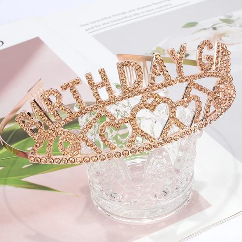 European and American rhinestone BIRTHDAY QUEEN GIRL Queen Princess Love Birthday Crown Party Supplies Wholesale