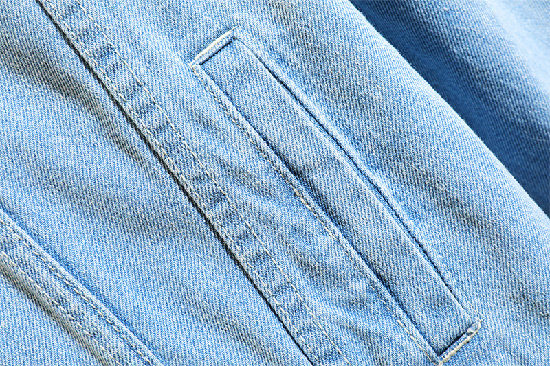 Abbigliamento maschile autunno moda lavato semplice giacca di jeans con cappuccio vestiti di jeans_voghion.com