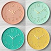 Fashionable wall three dimensional watch, simple and elegant design, city style, wholesale, 35cm