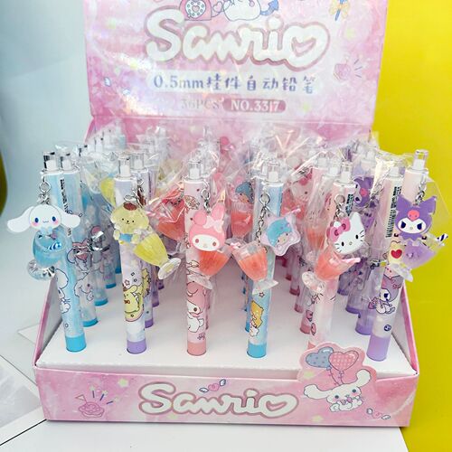 Pendant automatic pencil Sanrio girl's cute cartoon student stationery 0.5mm no-sharpening mechanical pencil