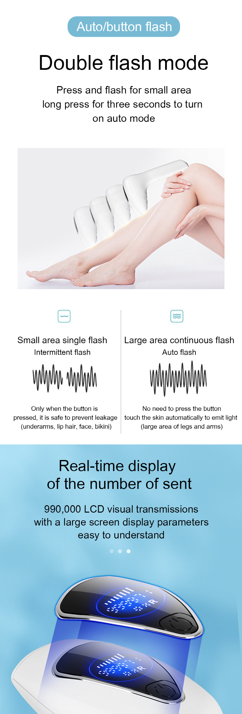 Permanent Hair Removal Device For Home Use With Flashes System_voghion.com
