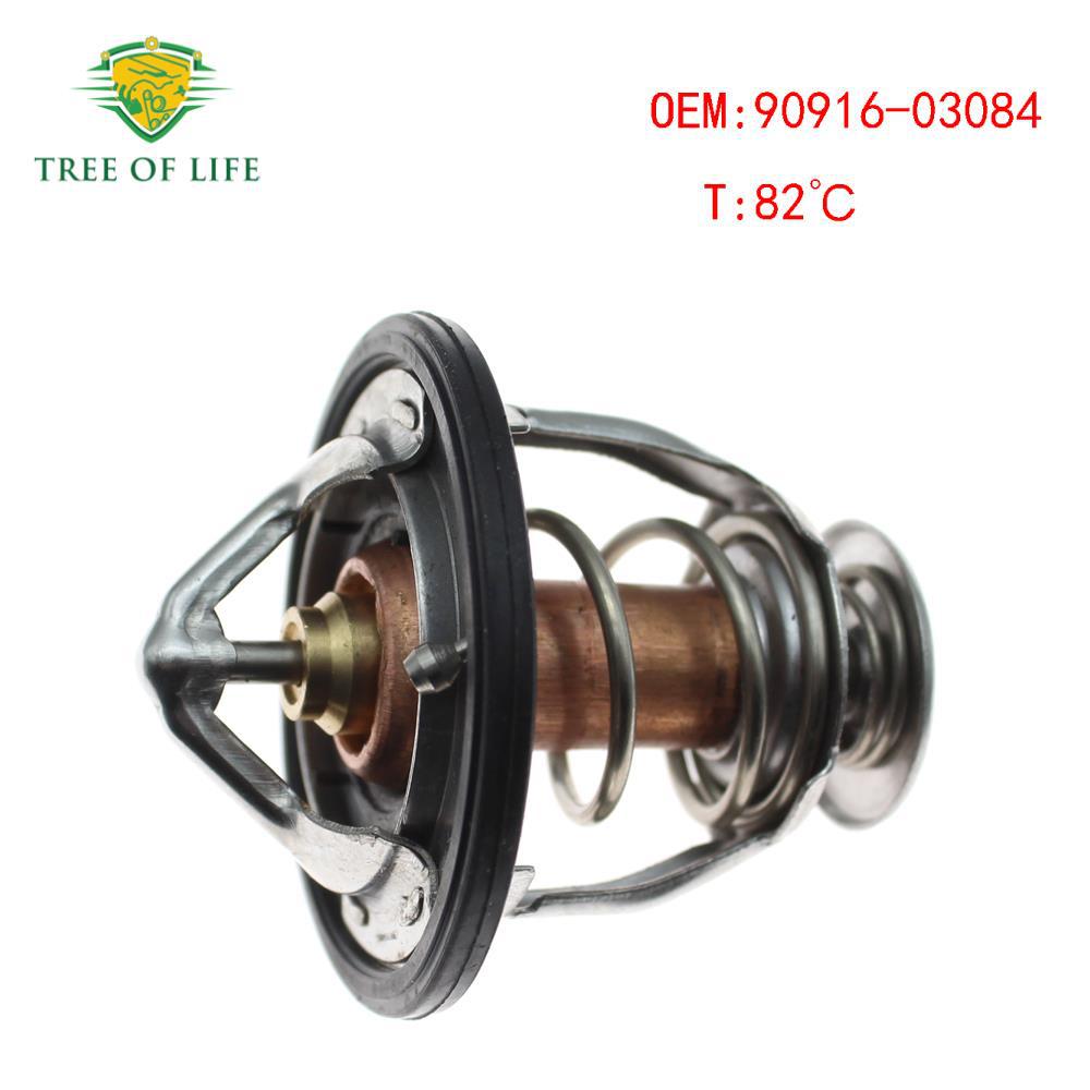 90916 - 03084 para 82 °C termostato automático de refrigerante del motor de Toyota Camry