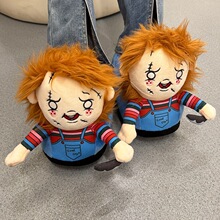 �羳Ʒ���޻ػ�chucky plush slippersǡ���ֲ���������ë�q��Ь