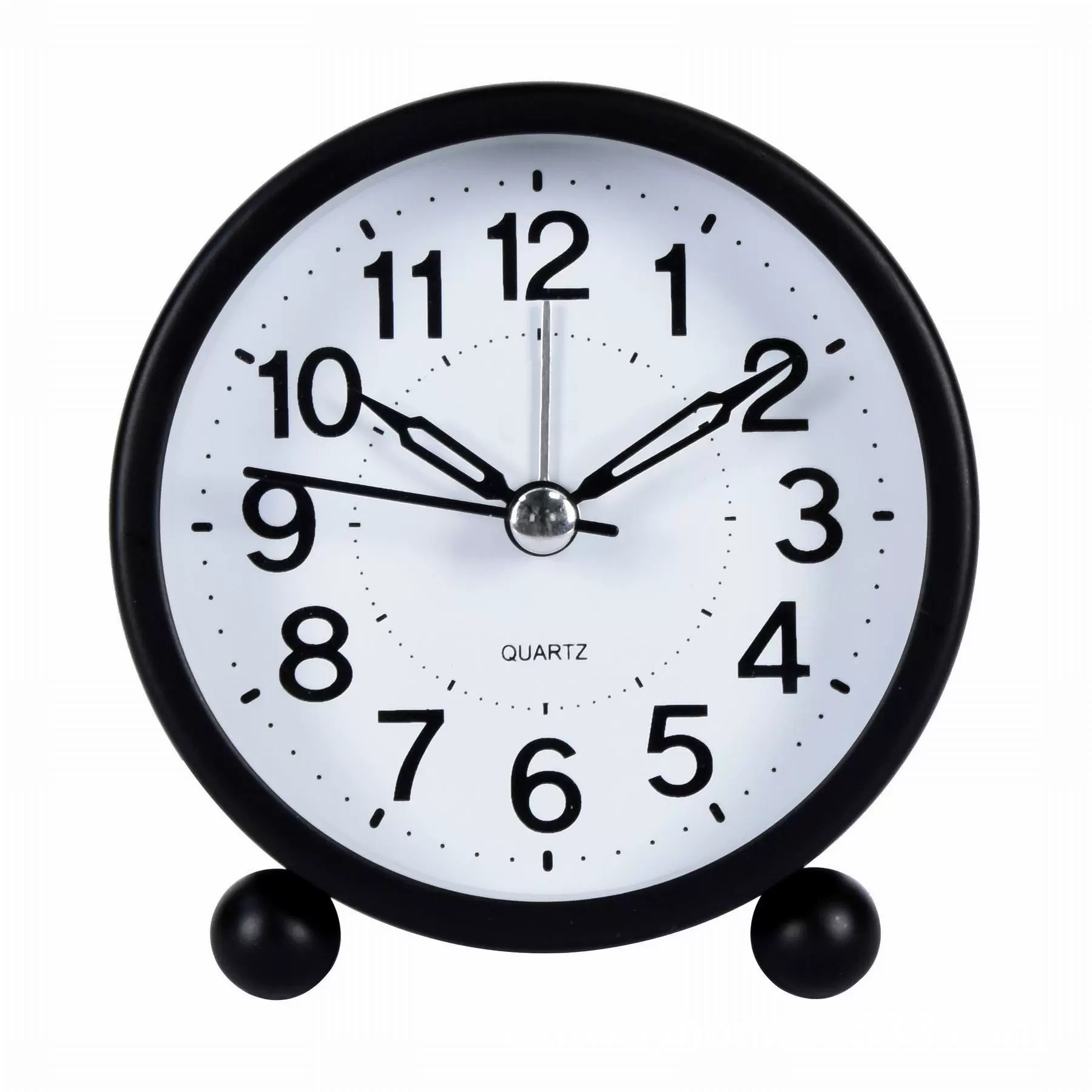 儿童学生闹钟3寸时尚座钟卧室装饰时钟家用金属创意台钟批发静音