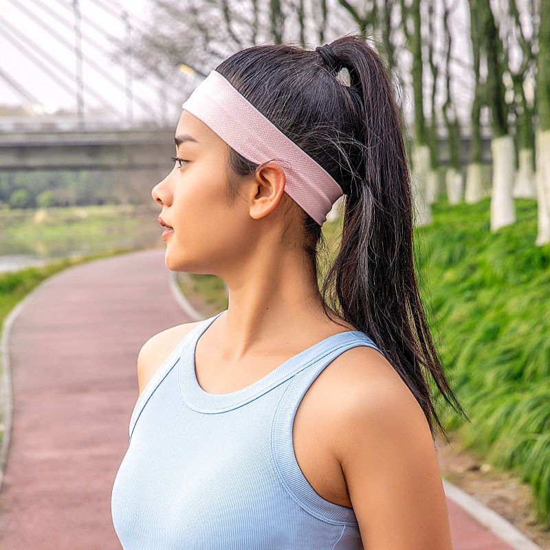 Manufacturer's Sports Headband for Women, Sweat-Absorbing Running Headband for Men, Anti-Sweat Headband, Sweat-Guiding Headband, Fitness Basketball Hairband, Headscarf
