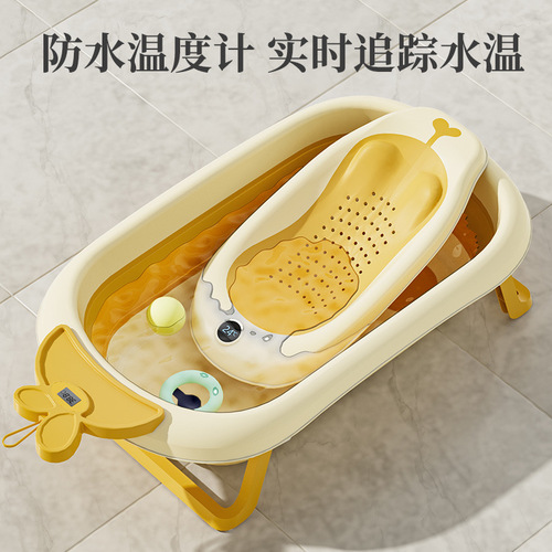 Baby bathtub, large size, foldable, for infants, toddlers, children, home use, newborn bath tub