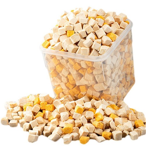 Cat snacks pet freeze-dried dog small dog meat dried quail egg yolk chicken breast adult cat small fish dried cat food